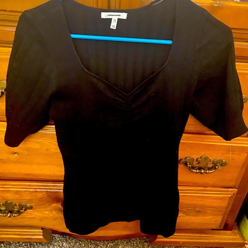 mourice’s Black Nylon Women’s Shirt Size XS.